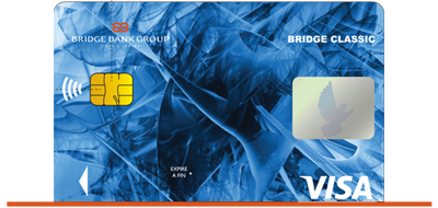 Carte Visa Classic Bridge Bank Group